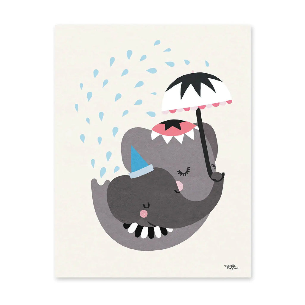 Plakat elephant love