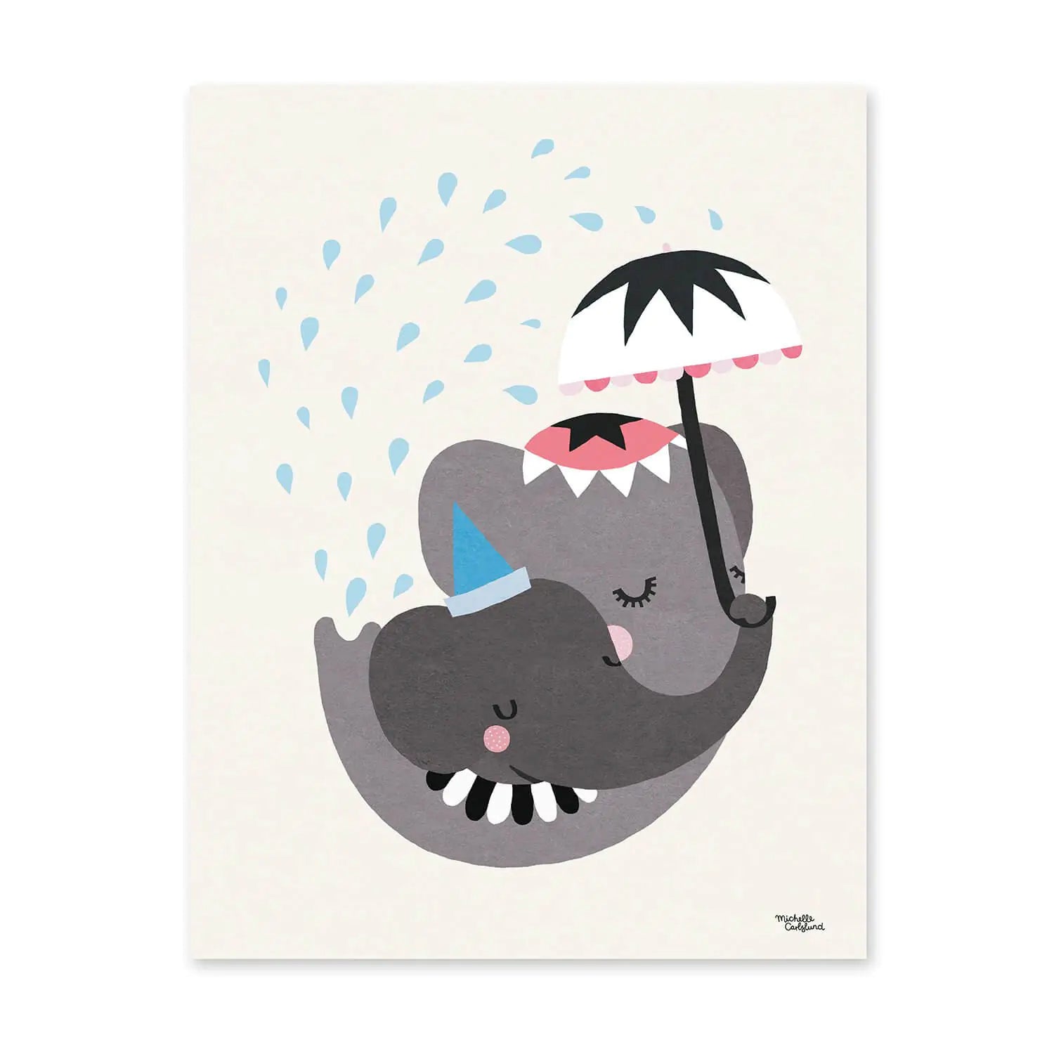 Plakat elephant love