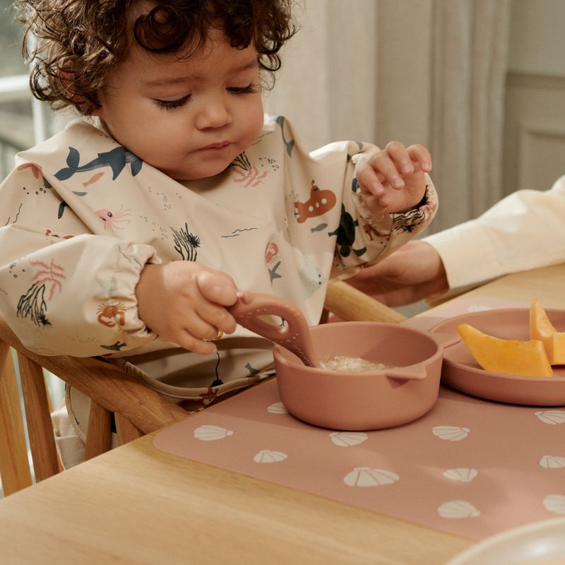 Spisesmæk med ærmer - Sea creatures