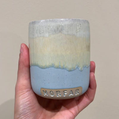 Vaarhus keramikkop "MORFAR"