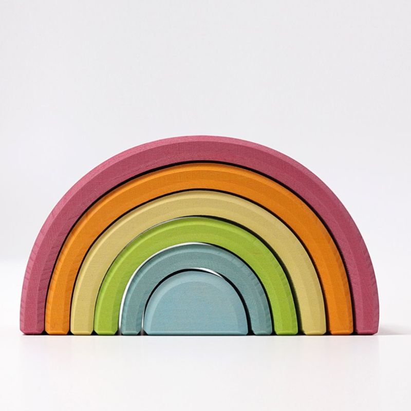 Regnbue pastel - Mellem