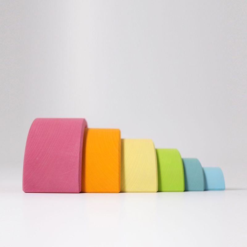 Regnbue pastel - Mellem