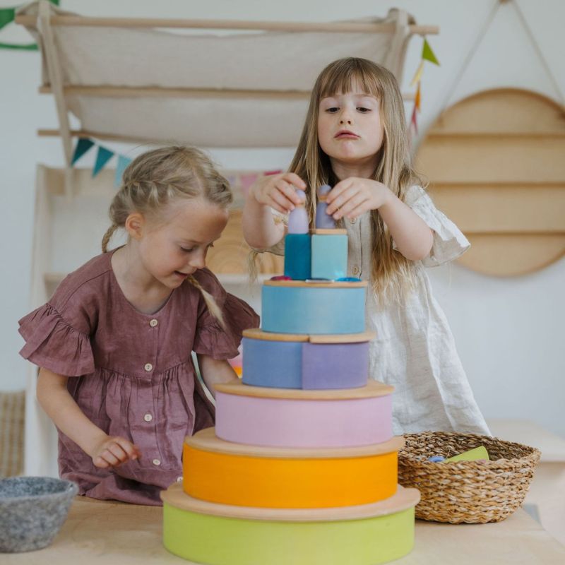 Regnbue pastel - Stor