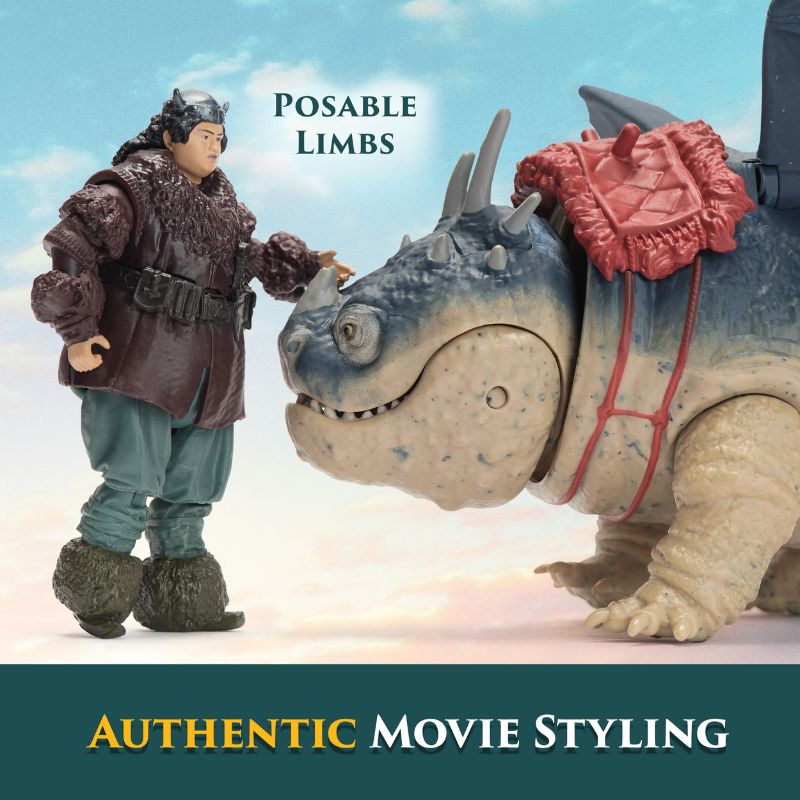 Gronckle drage + Fishlegs figur