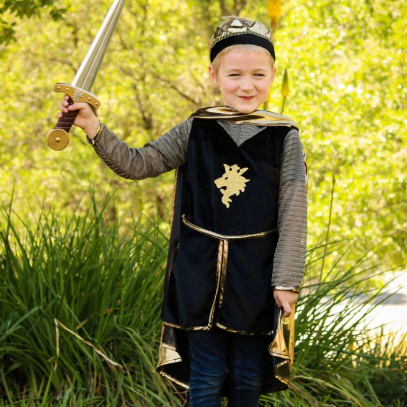 Ridderkostume i guld