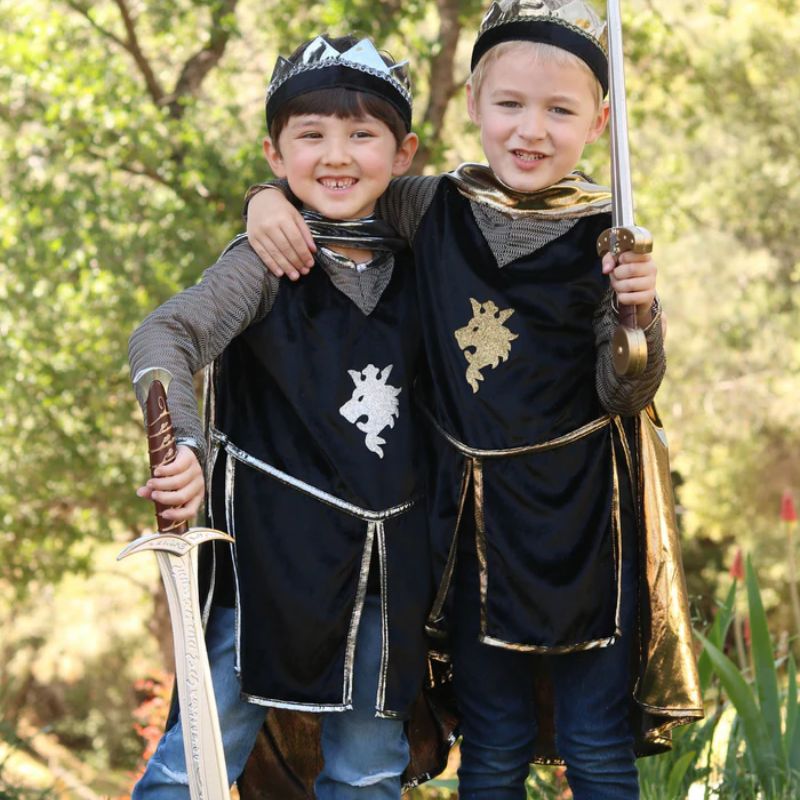 Ridderkostume i guld