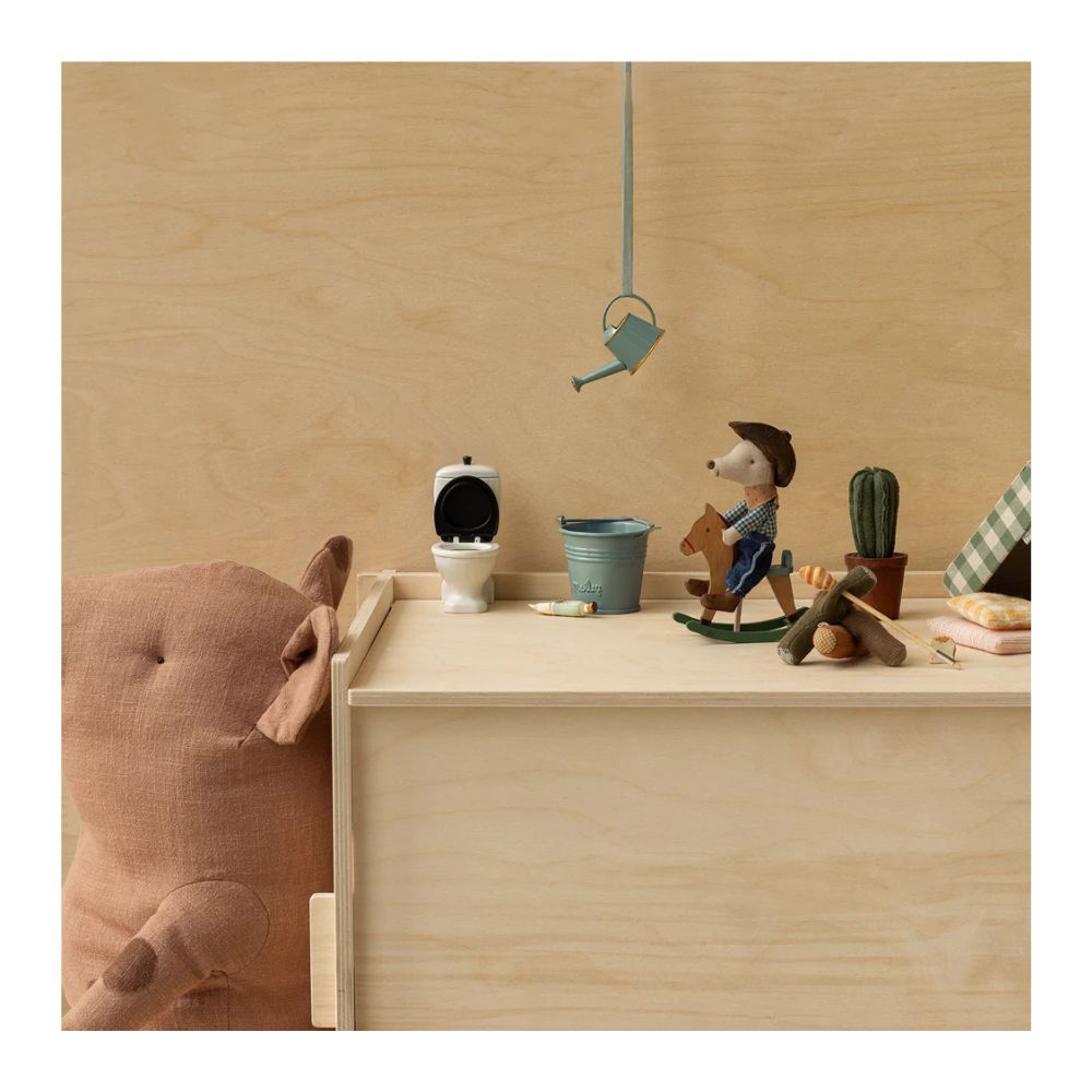 Gyngehest med cowboymus