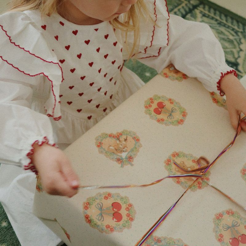 Julegavepapir - Deer diary