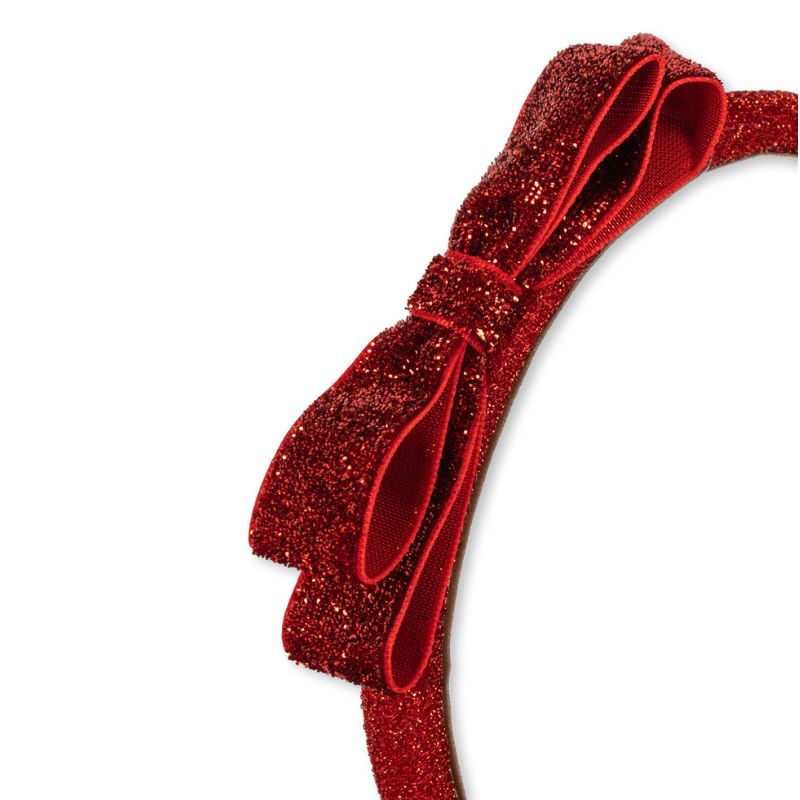 Julehårbånd med sløjfe