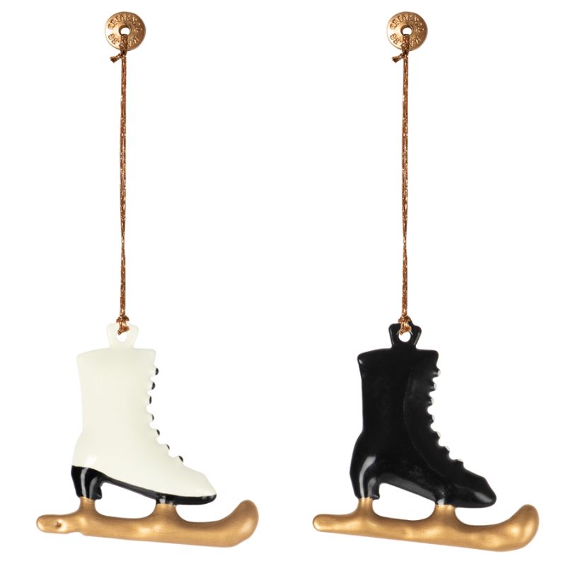 Juleophæng i metal - Skøjte