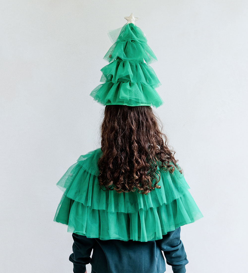 Juletræskappe grøn