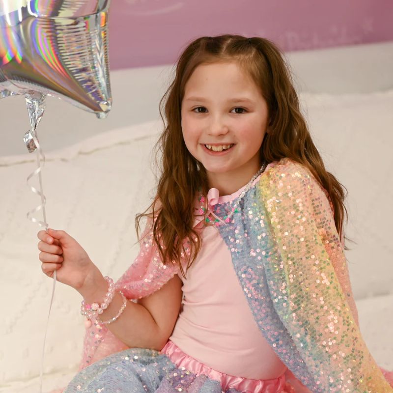 Ombre sequins pailletkappe