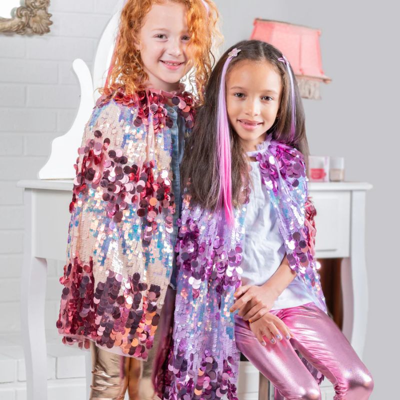 The 5th Avenue Pailletkappe - Pink (4-6 år)