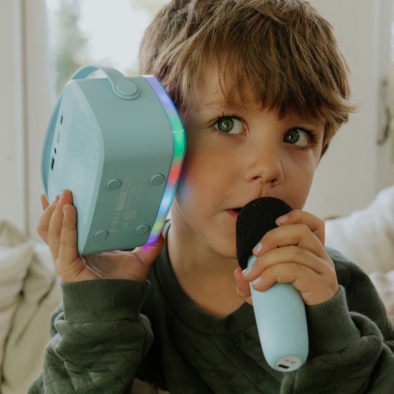 Karaoke partysæt duo - blå