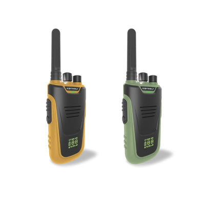 Kidytalk Walkie talkie sæt - Grøn/Orange