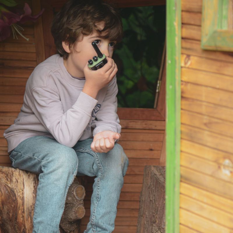 Kidytalk Walkie talkie sæt - Grøn/Orange