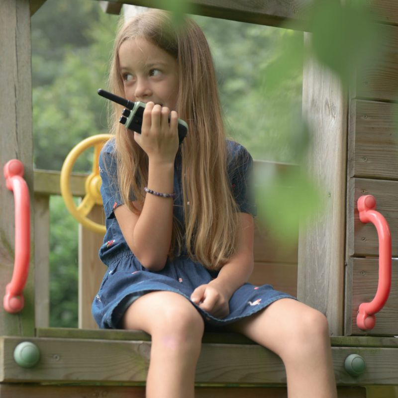 Kidytalk Walkie talkie sæt - Grøn/Orange
