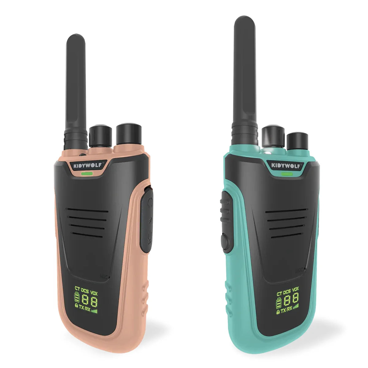 Kidytalk Walkie talkie sæt - nude / cyan