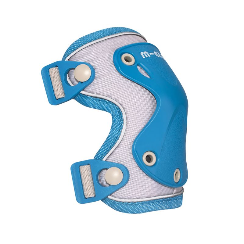 Knæ- og albuebeskyttere blå med reflekser