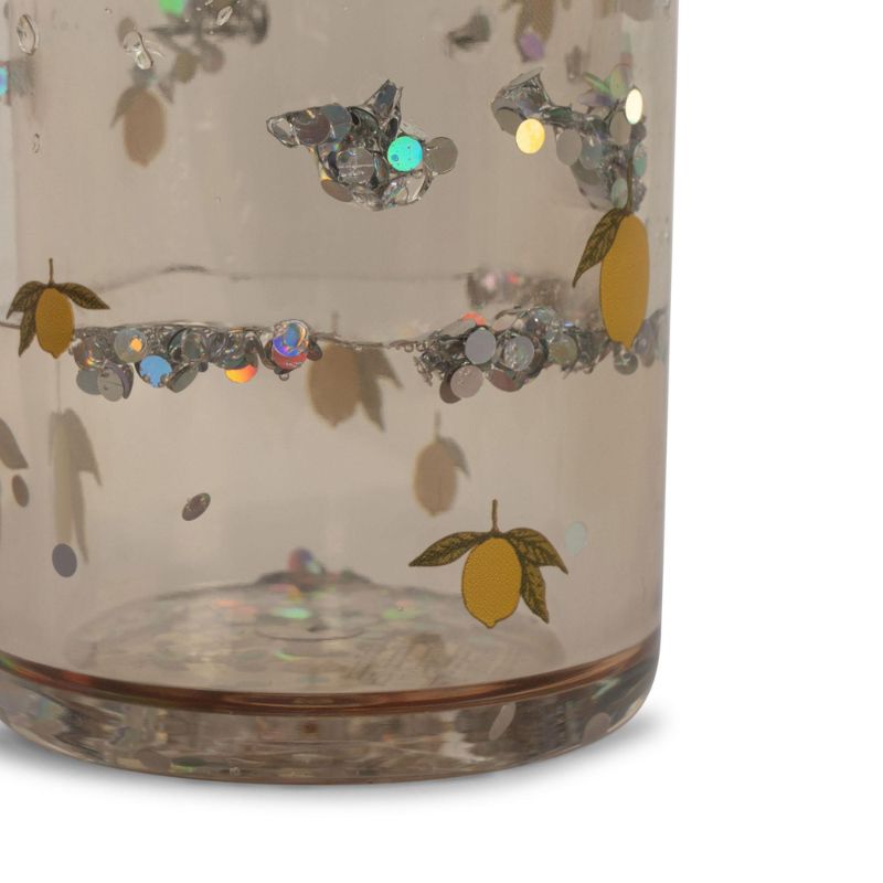 Glitterkopper 2stk - Lemon