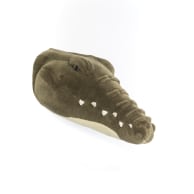 Dyrehoved til væg - Krokodille