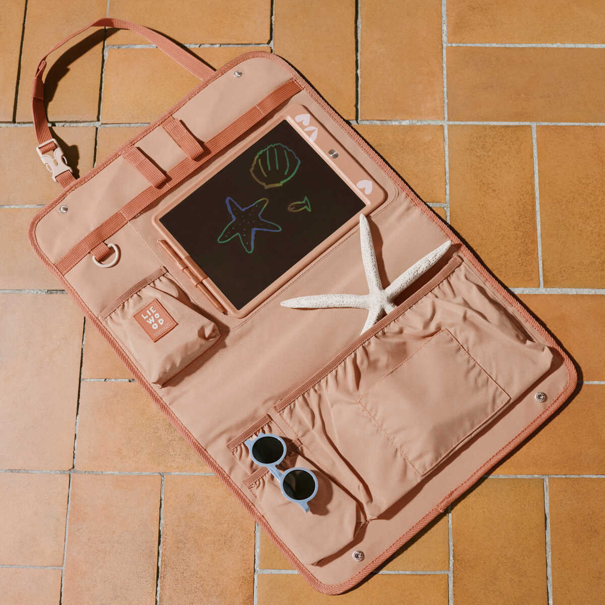 Thao travel organiser - tuscany rose/pale tuscany