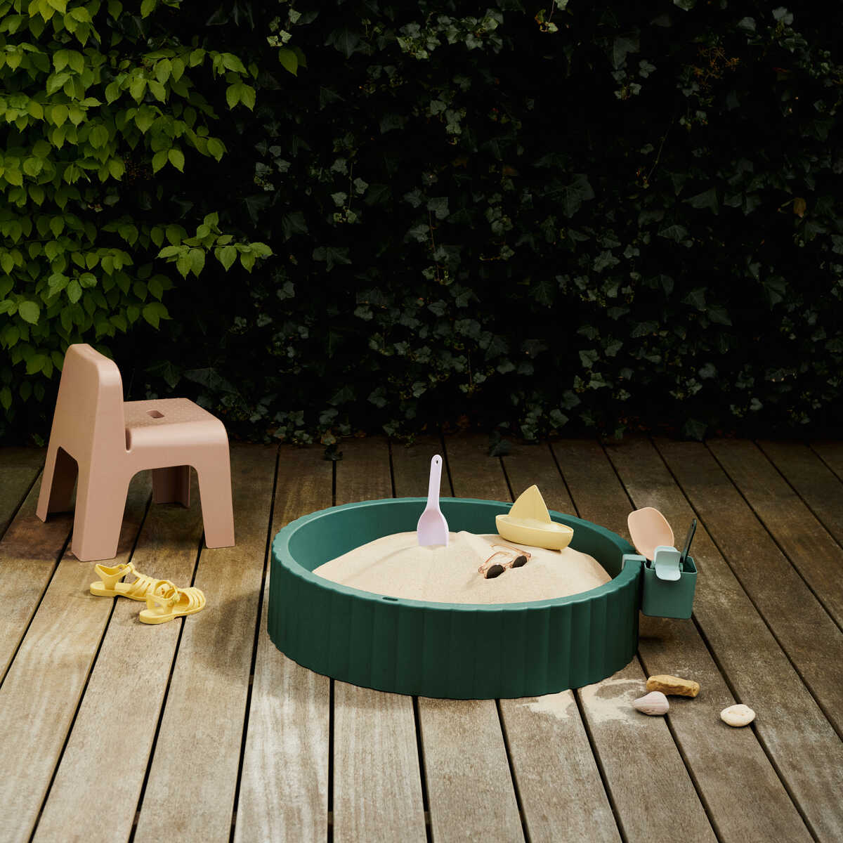 SAUL SANDKASSE GARDEN GREEN/ SANDY