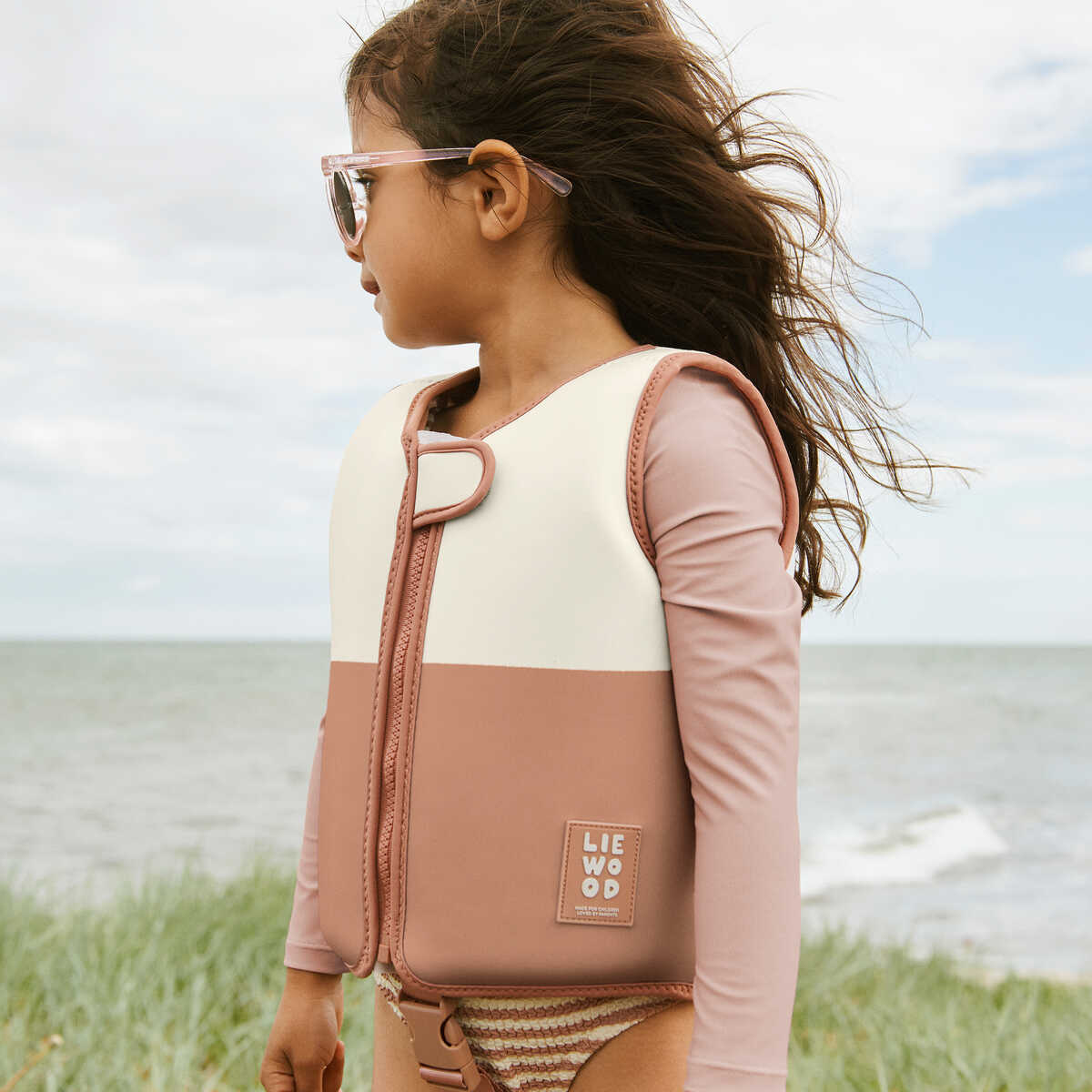 Svømmevest med ærmer - tuscany rose multi mix