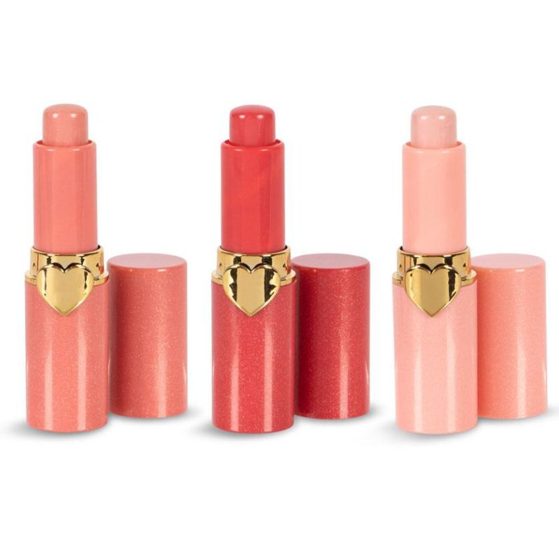 Læbepomade - 3 stk. med hjerter