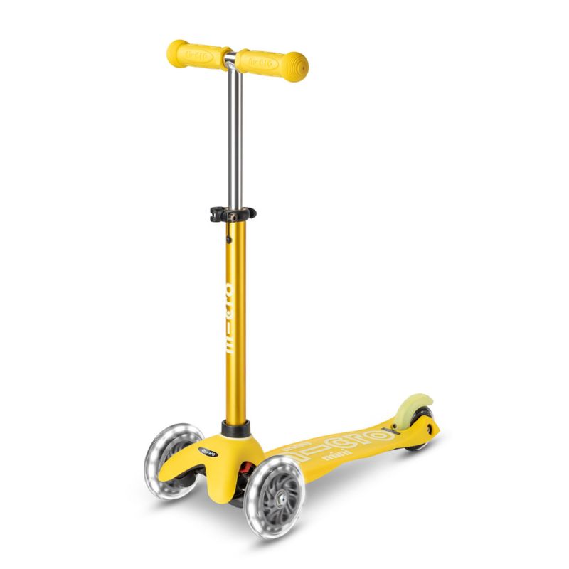Mini løbehjul - gul