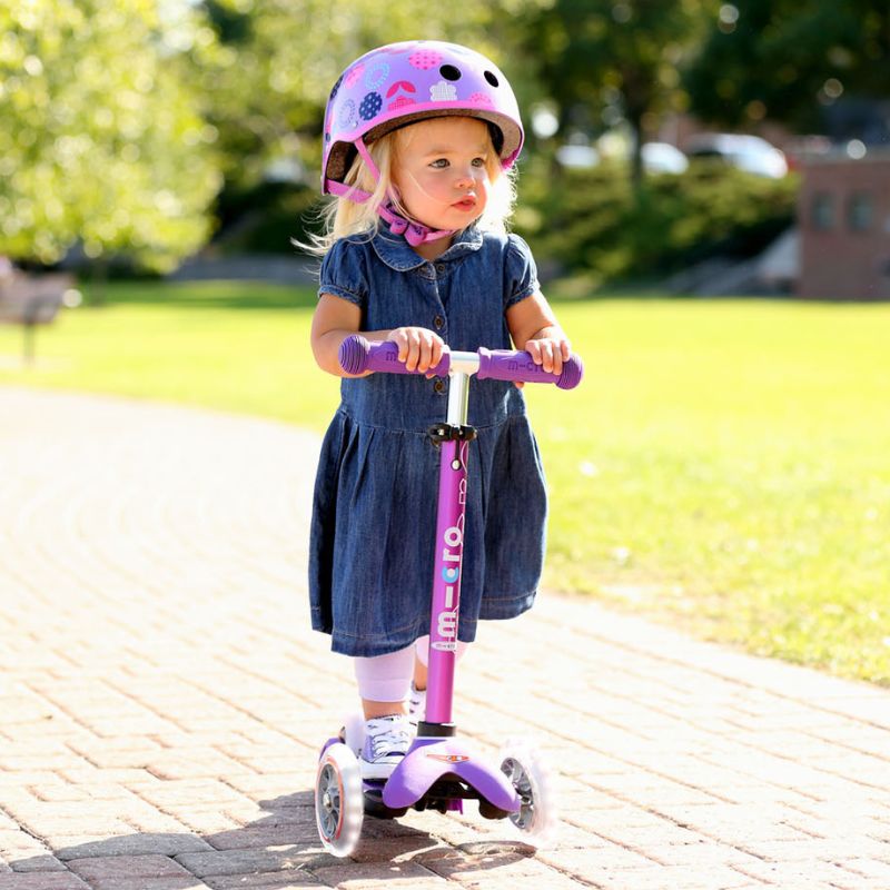 Mini løbehjul - lilla