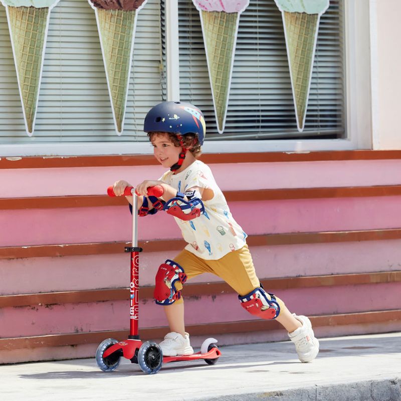 Mini løbehjul - rød