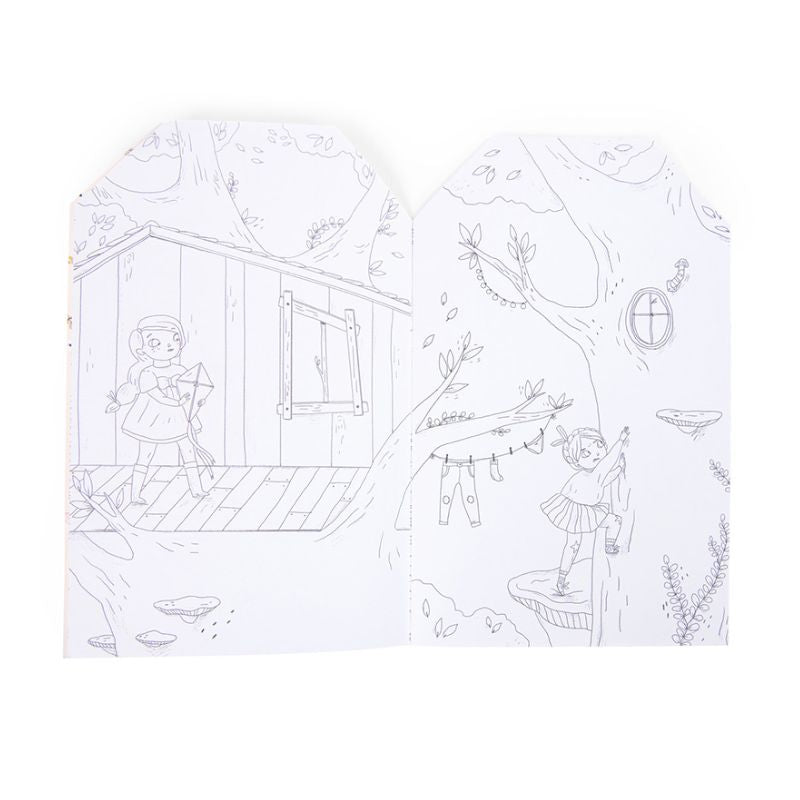 Malebog med 145 klistermærker