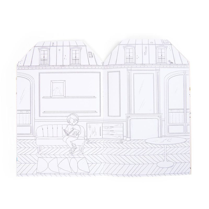 Malebog med 145 klistermærker