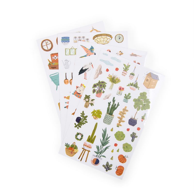 Malebog med 145 klistermærker