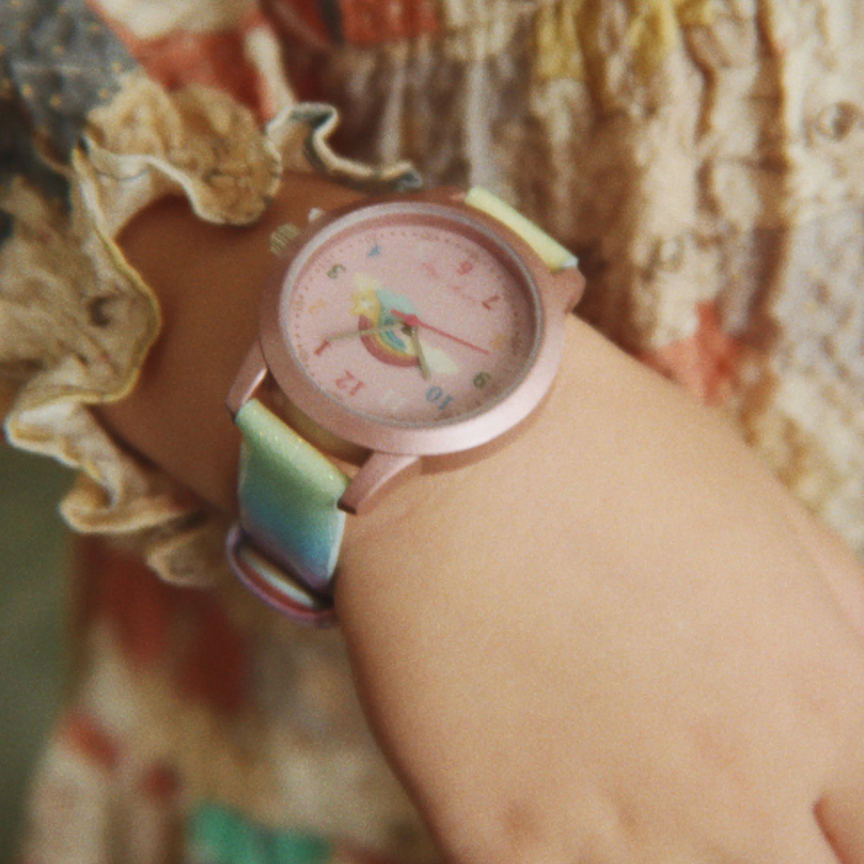 Armbåndsur rainbow glitter