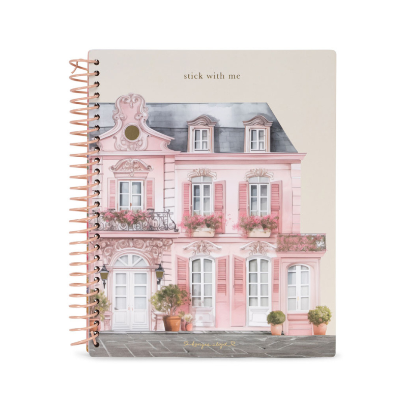 Klistermærkebog - Dusty pink