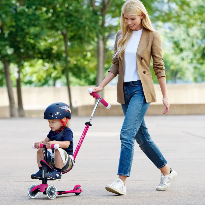 Mini2grow løbehjulsæt pink
