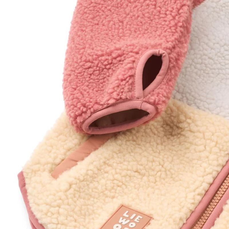 Nolan pile jacket - Apple blossom multi mix