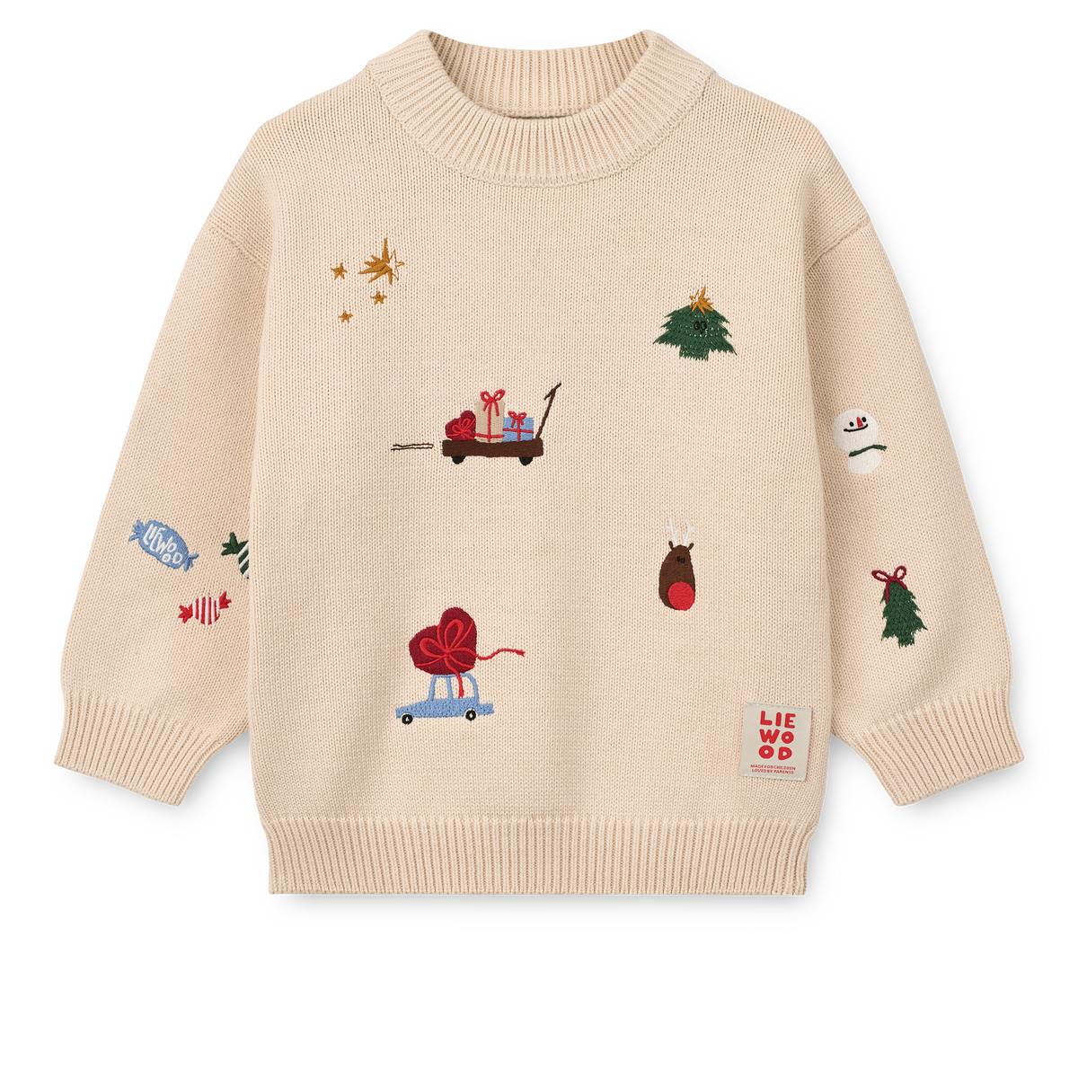Orlane striktrøje Festive/Sandy/Embroidery