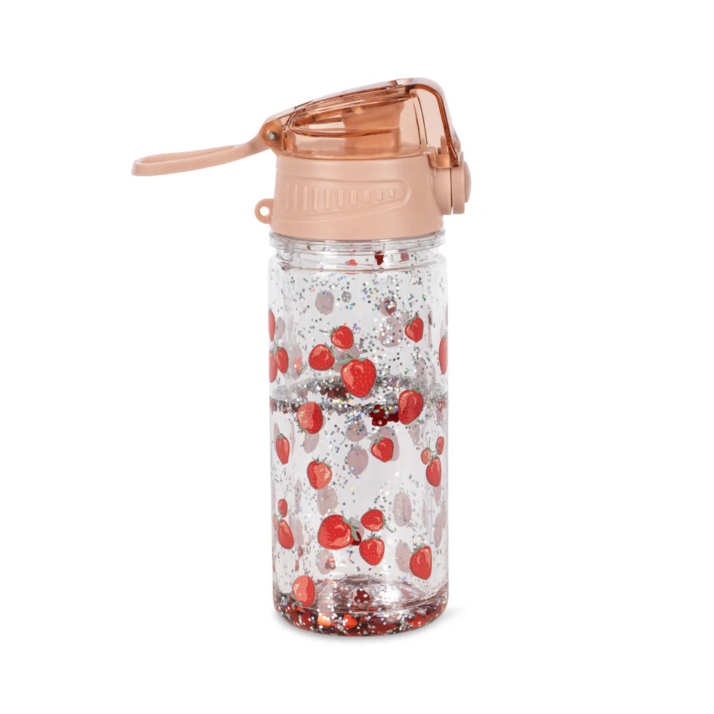 Glimmerflaske med jordbær