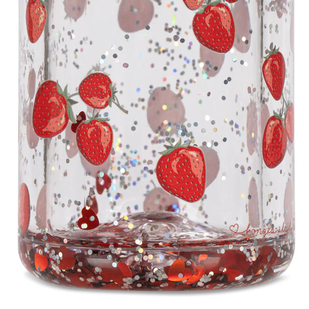 Glimmerflaske med jordbær