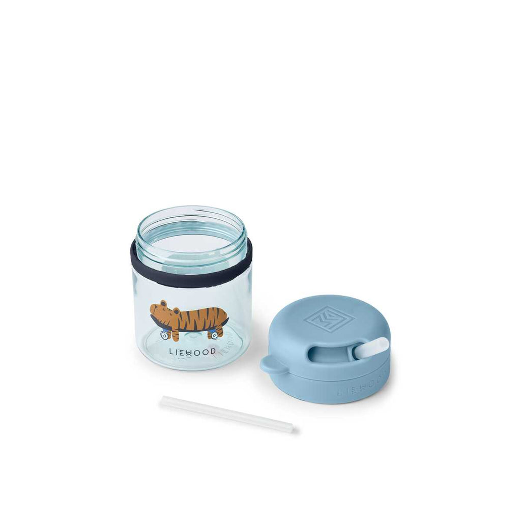 Pavia Tritan sugerørskop - Fun/ Beach blue