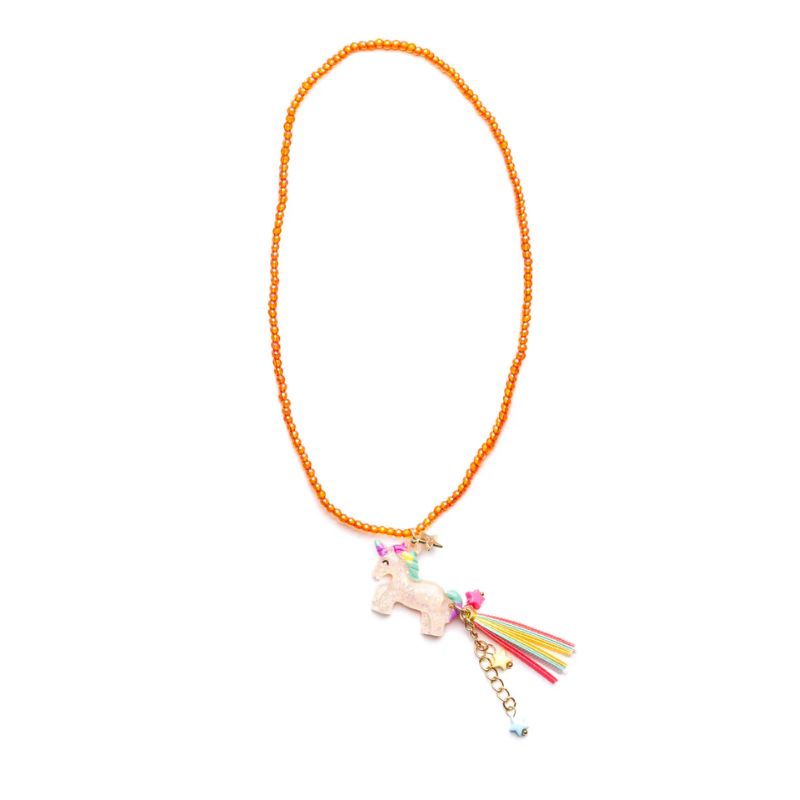 Perlehalskæde med enhjørning
