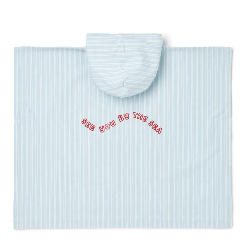 Kaiden poncho - Pure sky/ creme de la creme