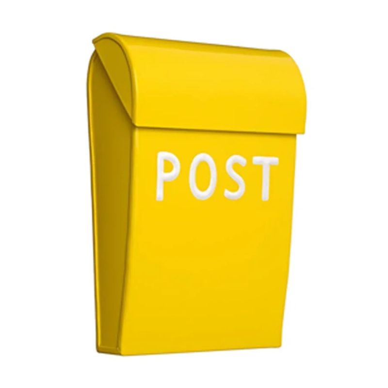 Postkasse - Gul