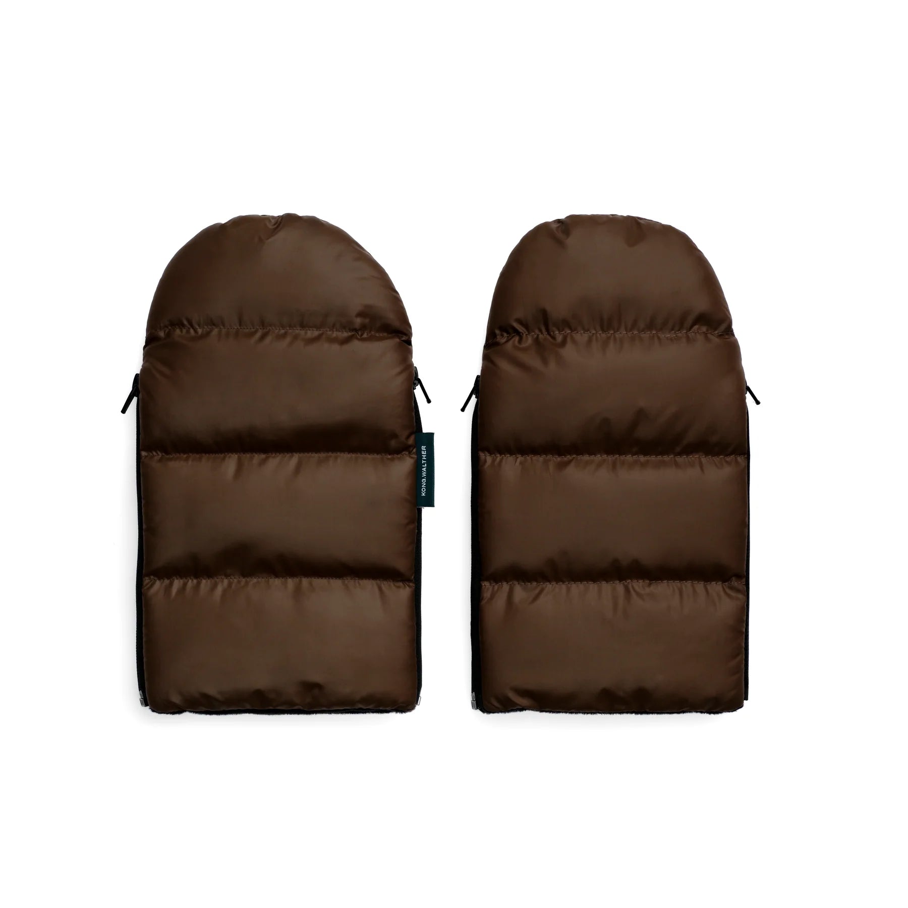 Østerbro barnevognshandsker - puffer chocolate brown