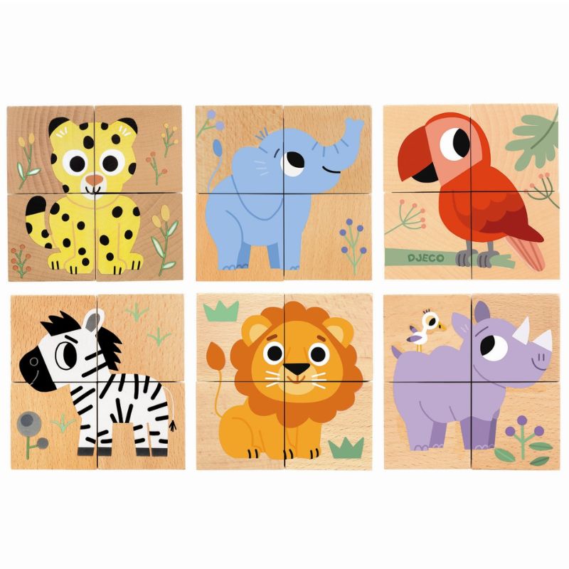 Billedklodser i træ