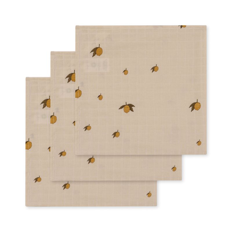 3-pak stofbleer - Lemon