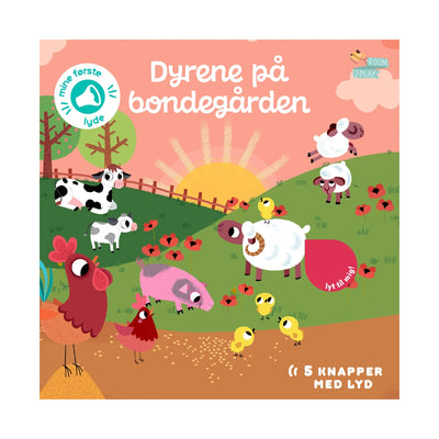 Pegebog med lyd - Dyrene på bondegården